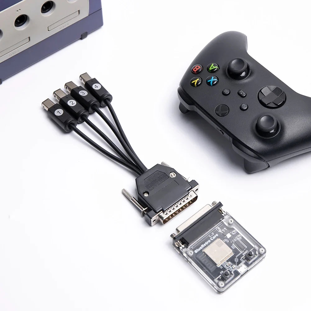 GameCube BlueRetro Bluetooth Controller Adapter, PS4 PS5 Xbox