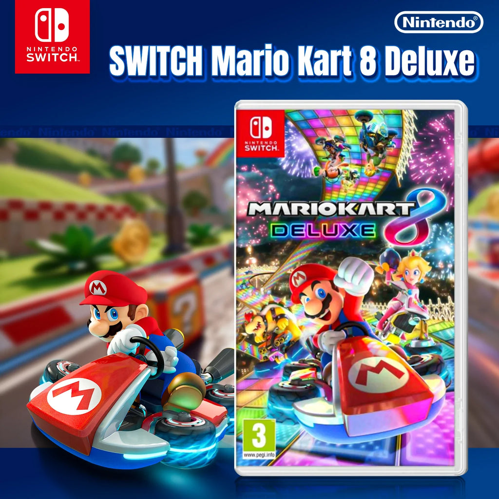Mario Kart 8 Deluxe for Nintendo Switch Cartridge with All DLC