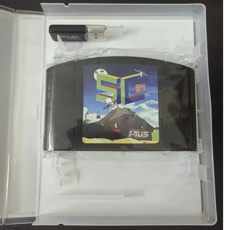 N64 flashcart SummerCart64 game cartridge N64 US/JP/EU universal SC64 Flashcart 9999 games, compatible with 16G/32G memory
