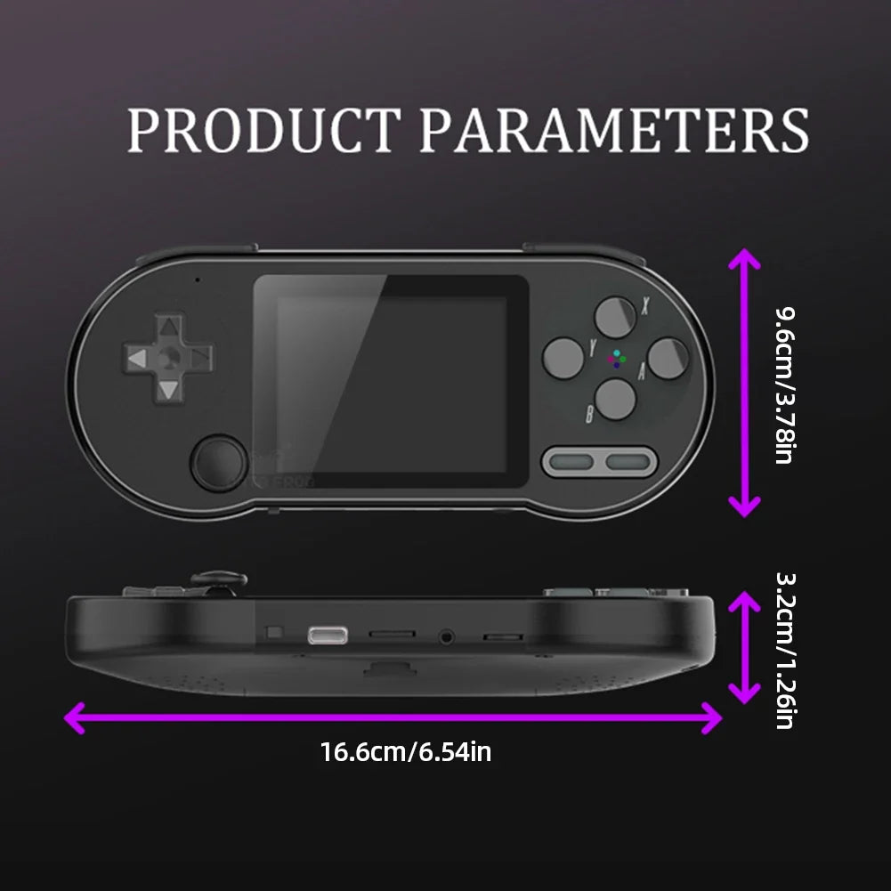 Shunmaii 3 Inch Handheld Game Console with Rocker, 6000+ Games