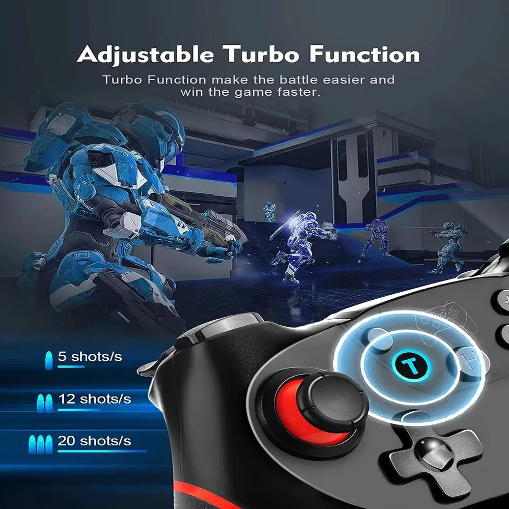 DUTRIEUX Wireless Controller for NS Lite OLED with 6-Axis Gyro