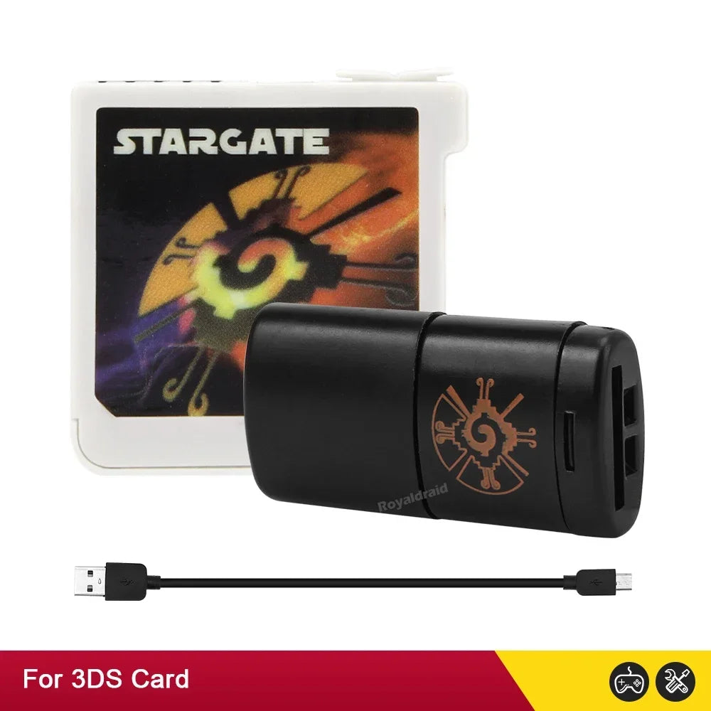NEW For STARGATE 3DS Adapter HC Class 10 Memory Card 3DS Flashcart Handle Console Everdrive Can Play of GBA DS