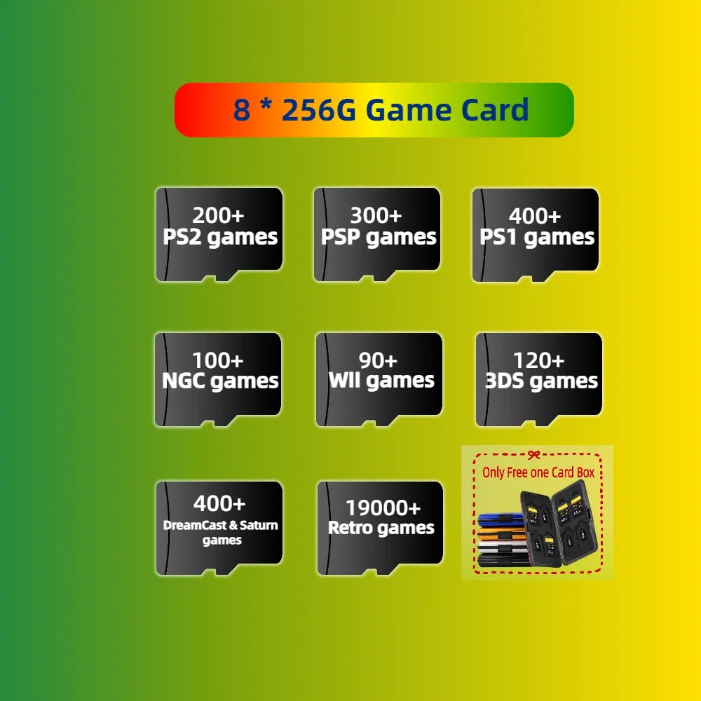 Game TF Card for Ayn Odin 2 and Odin 2 Portal, 256G Retro Games