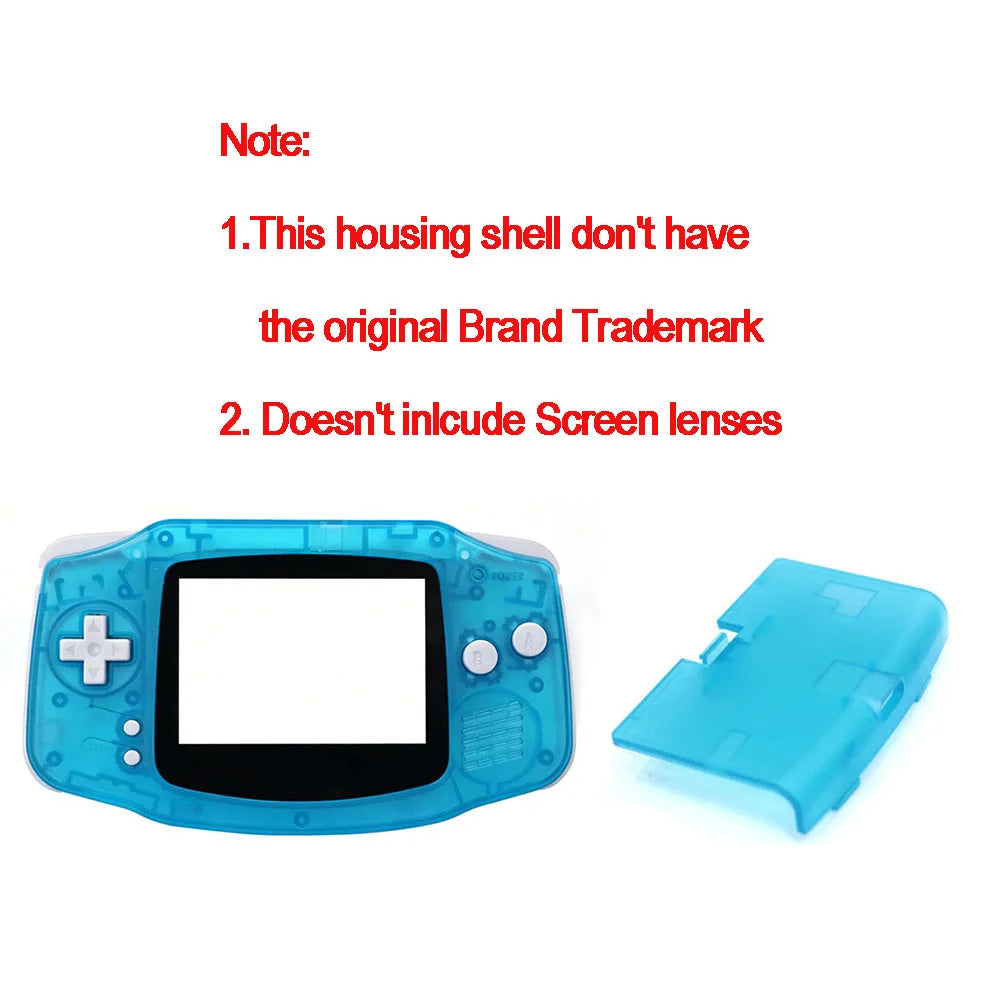 Replacement Housing Shell With USB-C Battery Cover With Buttons Rubber For HISPEEDIDO Game Boy Advance GBA IPS V2/V5 Battery MOD
