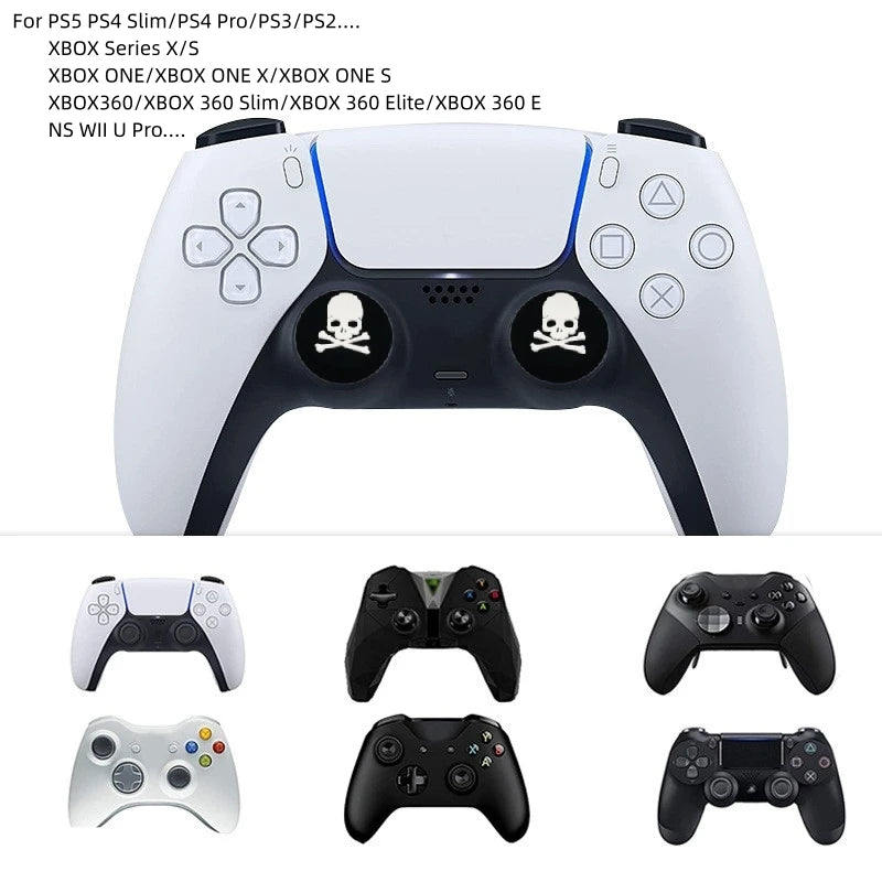 Universal Silicone ThumbStick Grip Cap For Playstation 5 PS5 Xbox Series X/S ONES Switch2 GamePad Controller Accessories Caps Co