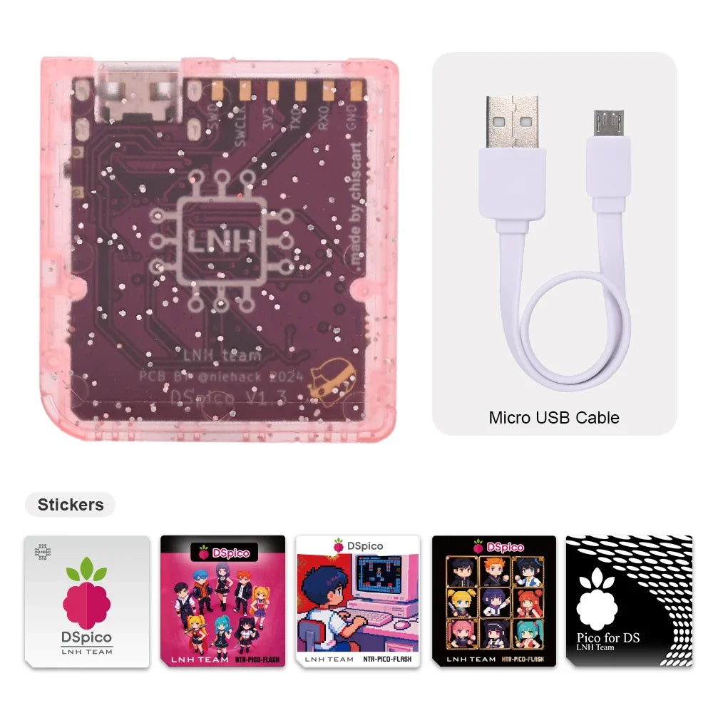 RP2040 MCU DSpico Game Reader Compatible With NDS NDSL DSi 3DS Console