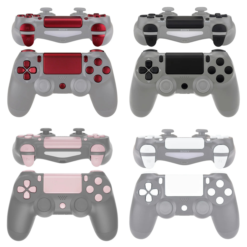 eXtremeRate Full Button Set for PS4 Slim/Pro Controller CUH-ZCT2