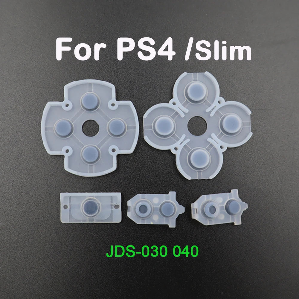 Conductive Rubber Button Pad Set for PS5 V1/V2/V3, PS4, PS3