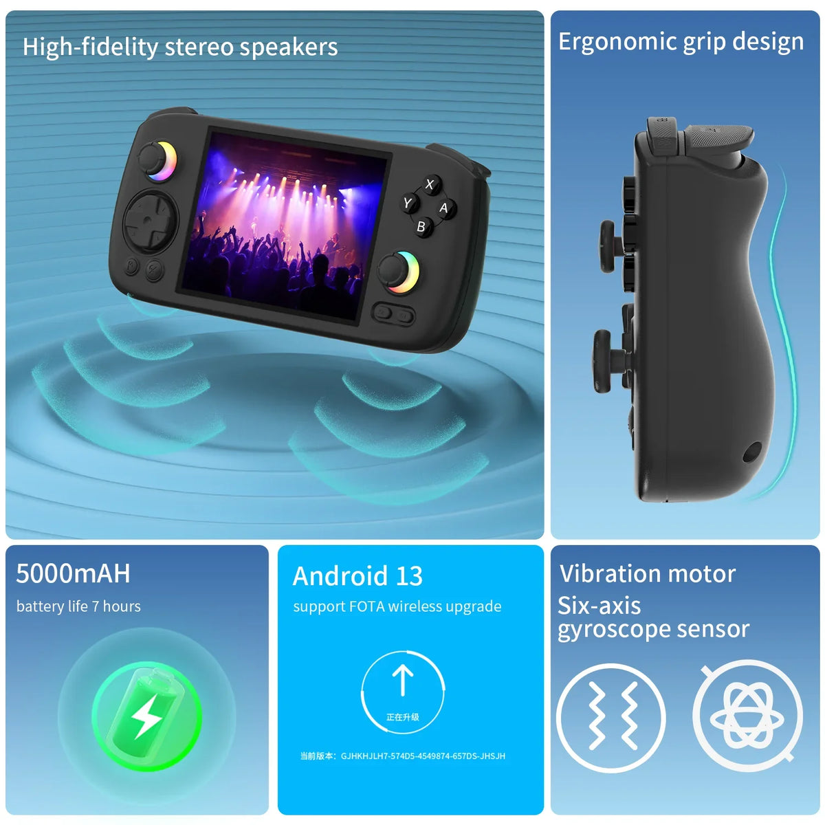 ANBERNIC RG406H Android 13 Handheld, 4 Inch IPS, 3D Hall Joystick