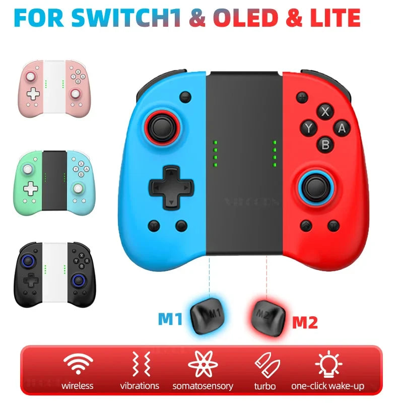 VILCORN Wireless Hall Gamepad for Switch, OLED, Lite, Turbo