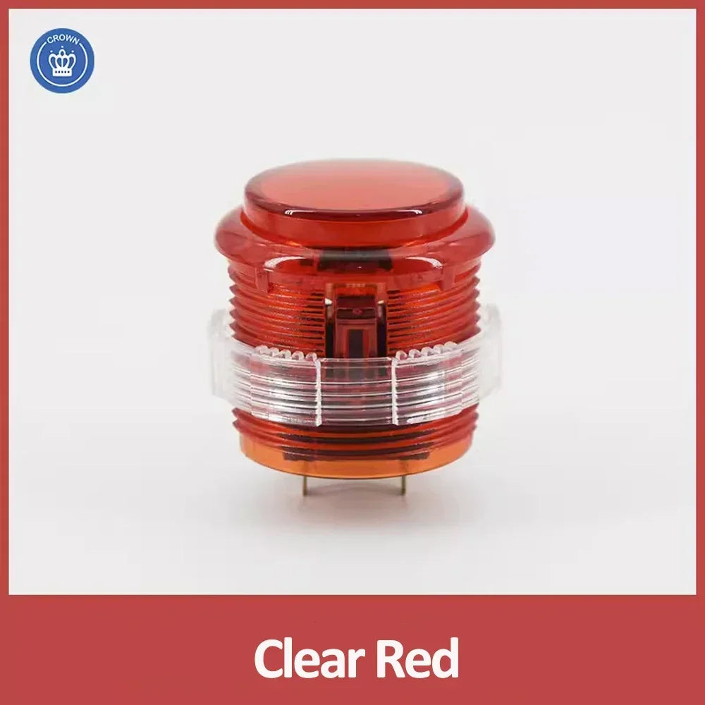 Original Korean CROWN 203C-S 30mm Silent Arcade Push Button Cherry Switch for Fight Stick Hitbox Joystick DIY PC PS3 Xbox