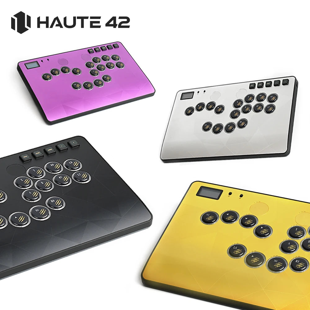 Haute42 C-AT Magnetic Aluminum Alloy Panel With Laser-Etched Diamond Pattern For Hauyepad C-AT Controller Replaceable Panel