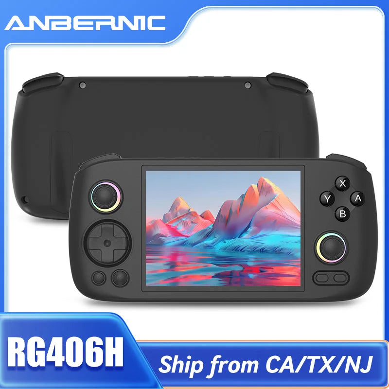 ANBERNIC RG406H Android 13 Handheld, 4 Inch IPS, 3D Hall Joystick