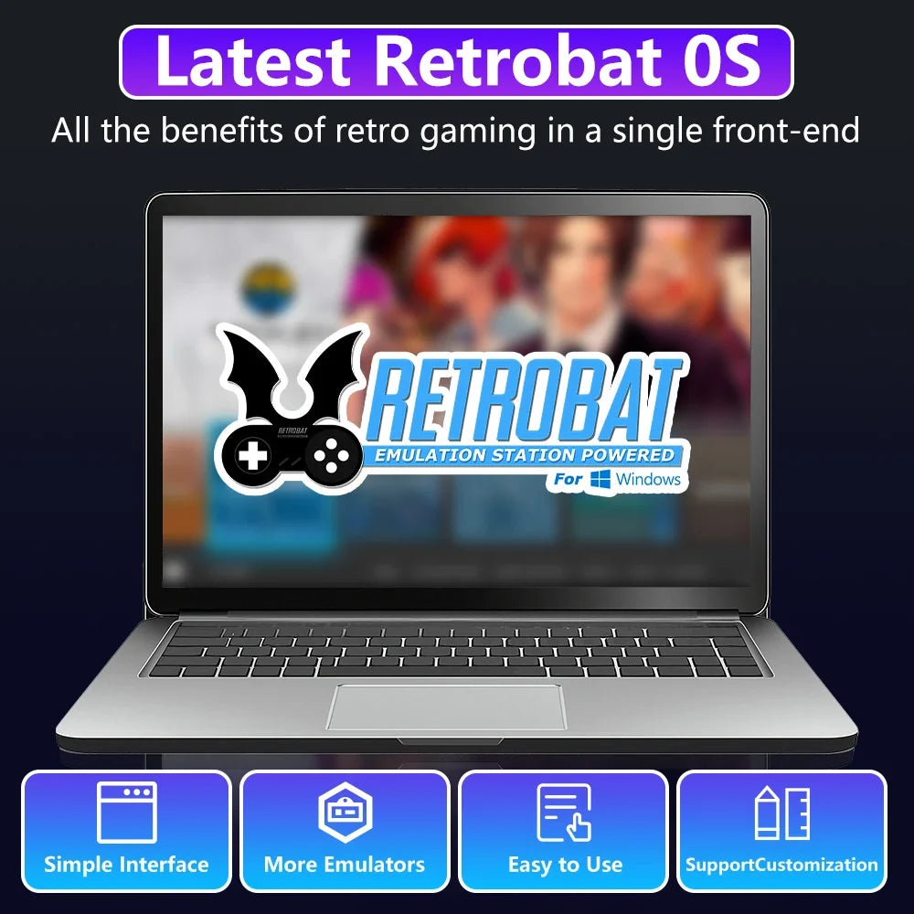 Retrobat 8GB Game TF Card for ROG Ally, 3168 Retro Games