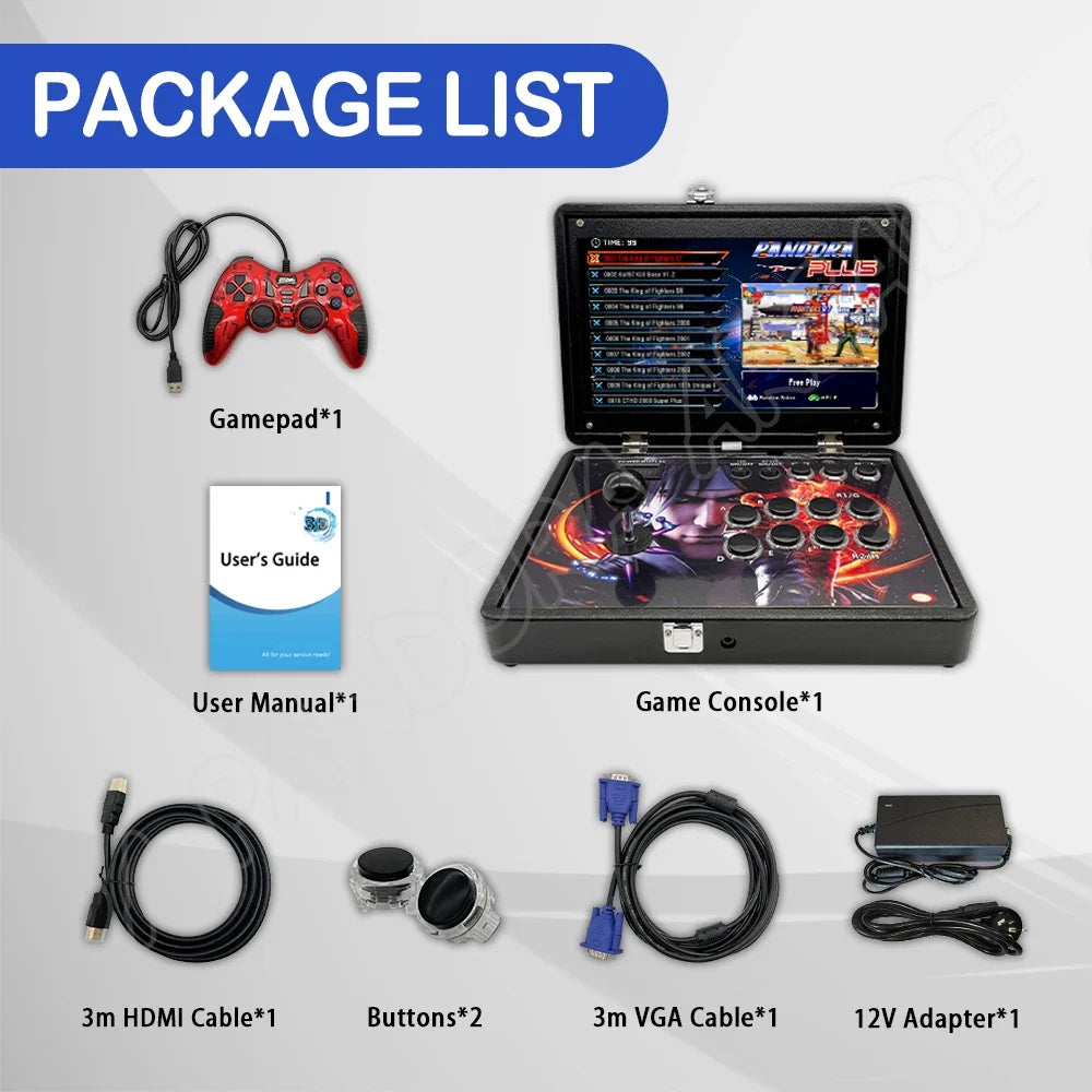 Pandora DX Box 14 Inch Folding Arcade Console, 28645 in 1, 720P