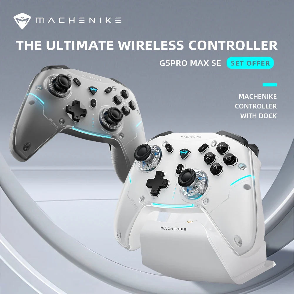 MACHENIKE G5Pro Max SE Wireless Gamepad, Hall Effect, Dock