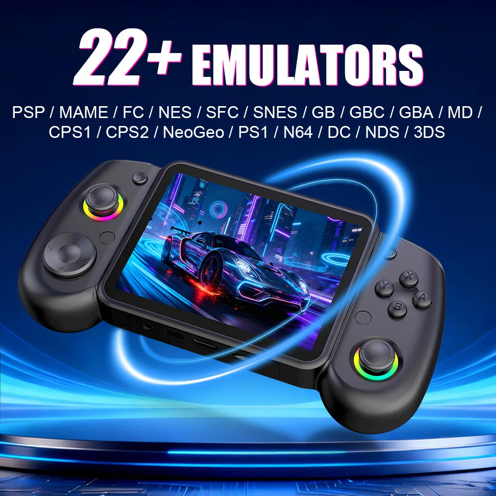 AISLPC RG43H PRO Handheld Game Console 4.3 IPS Screen Dual System 22000+Games 2.4G WIFI RK3562 Chip Portable Pocket Video Player