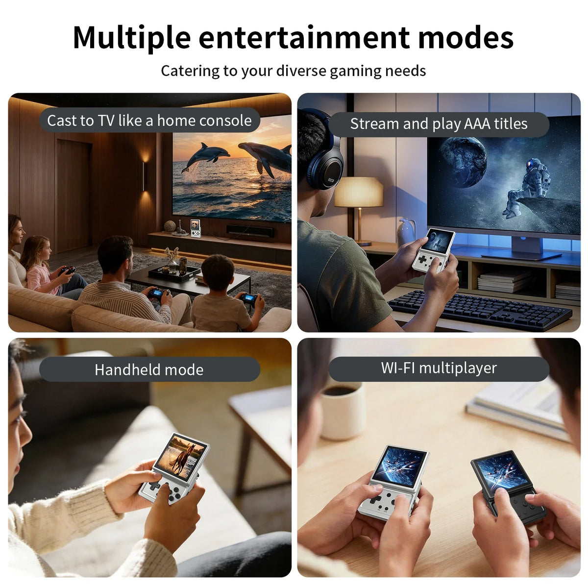 Anbernic RG Rotate Android Handheld, 3.5-inch Rotating Screen
