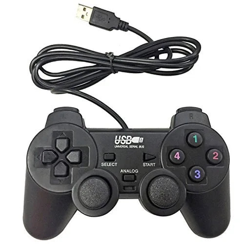 Wired Gamepad Controller for Joystick for Playstation 2 Vibration Shock Joypad Wired USB PC Control WinXP/Win7/Win8/Win10 For PC