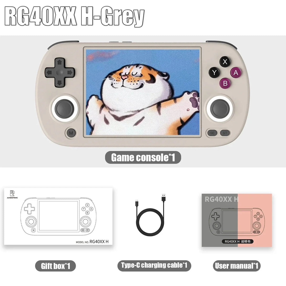 ANBERNIC RG40XX H Retro Handheld Console 4-Inch IPS Linux