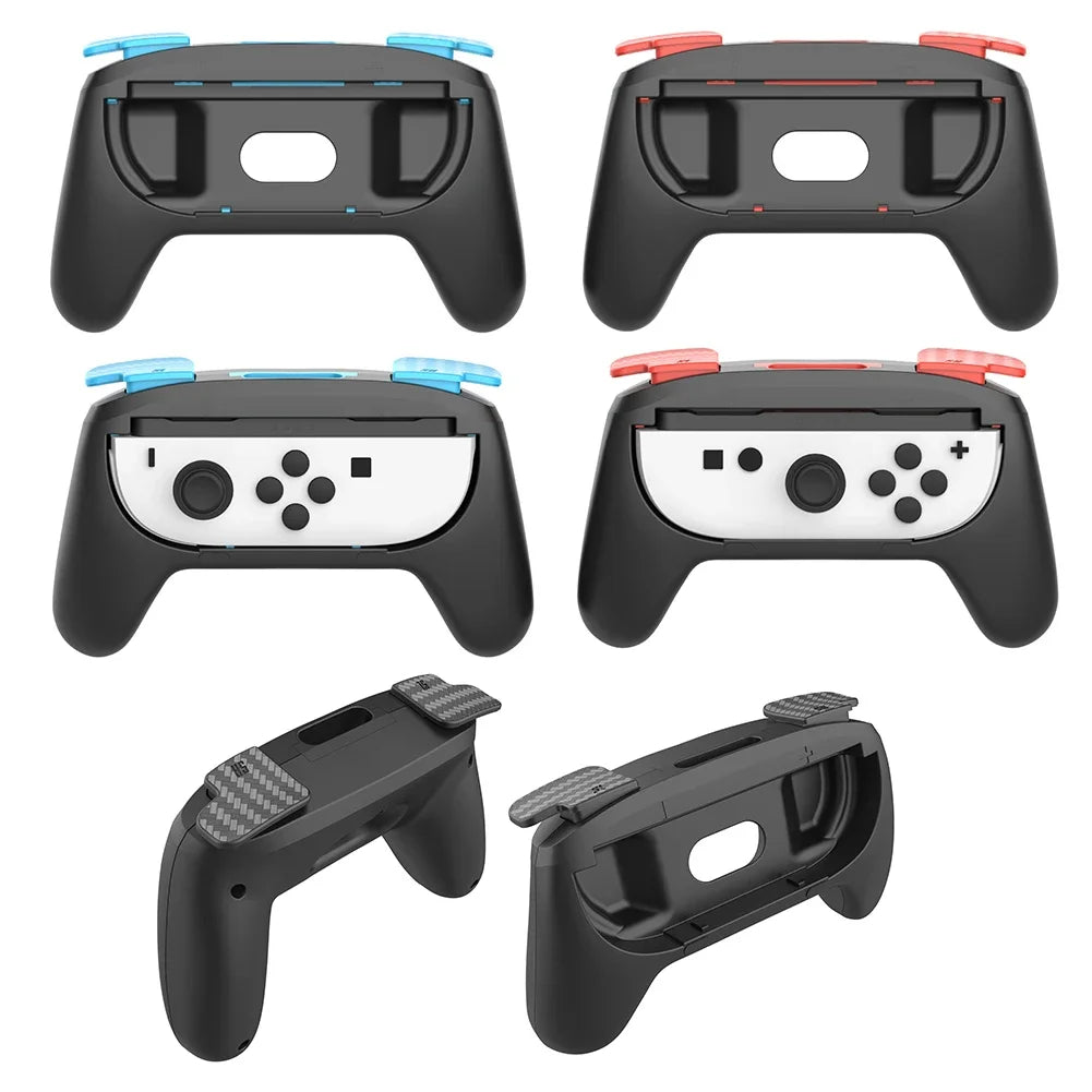 Hand Grip for Nintendo Switch 2 with 5 Game Card Slots