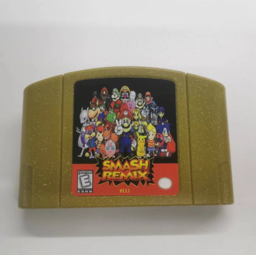 N64 USA NTSC Version 64 Bit Console Video Games Cartridge Smash REMIX V1.1.1 V1.5.1 1.4.1 Collection Gifts Toys