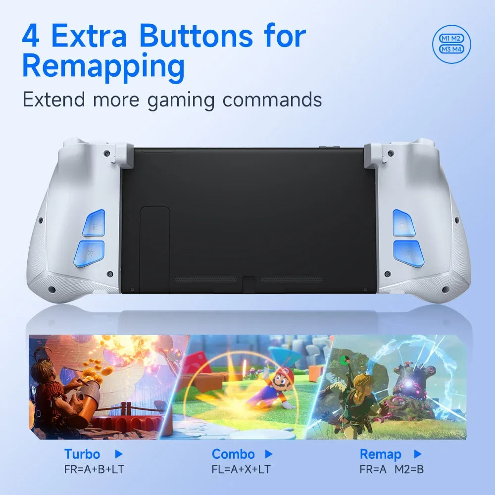 EasySMX S15 L/R Joypad Wireless RGB Controller Compatible with Nintendo Switch/OLED, Gyroscop, Amiibo, Hall Effect, For Pokemon