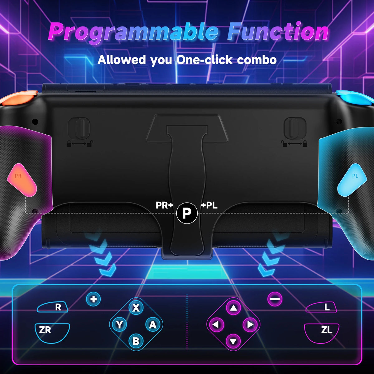 Wired Controller For Nintendo Switch 2 Pro Programmable RGB 9-Axis vibration/macro Joy-Controller Hall Effect Gamepad Joysticks