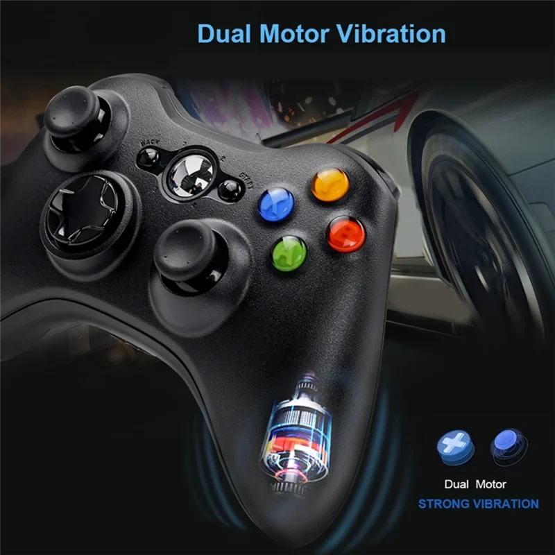 DIGIT-For  360 Bluetooth 2.4G Wireless Gamepad Controller Joystick For X Box 360 Jogos Controle Win7 Win8 Win10 PC B