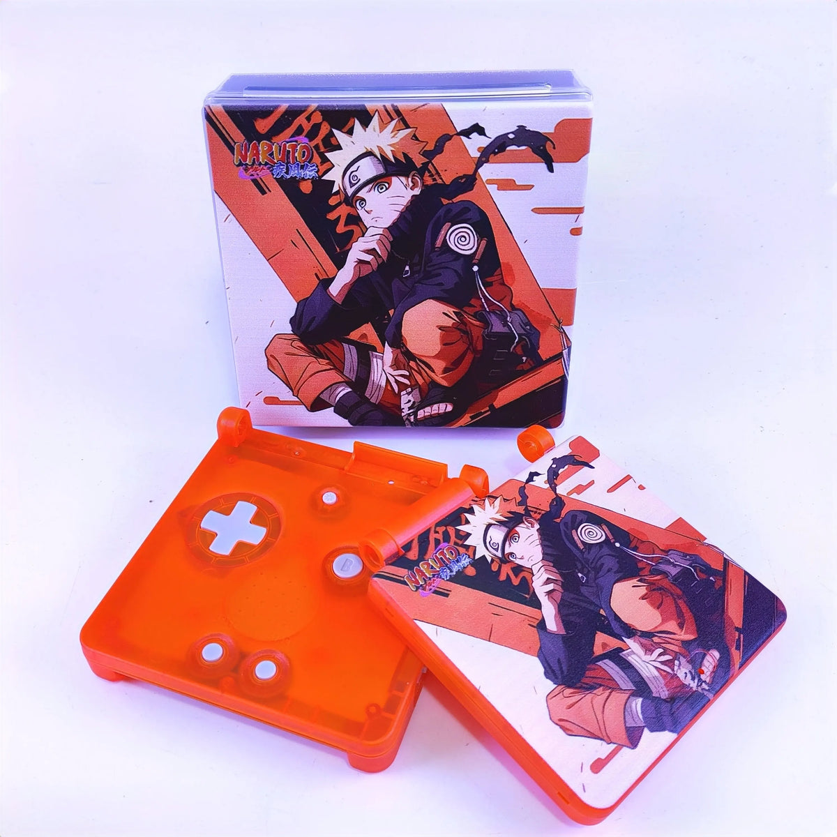 GBA SP Color Printed Replacement Shell, Creative DIY Housing