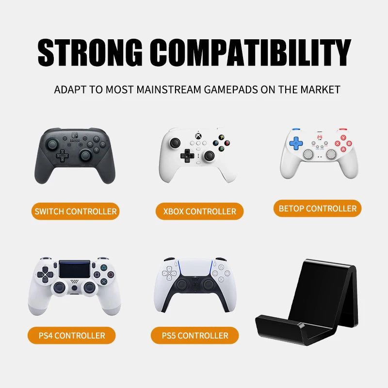 5 Pcs Acrylic Controller Holder for PS5 & Switch, Universal Stand
