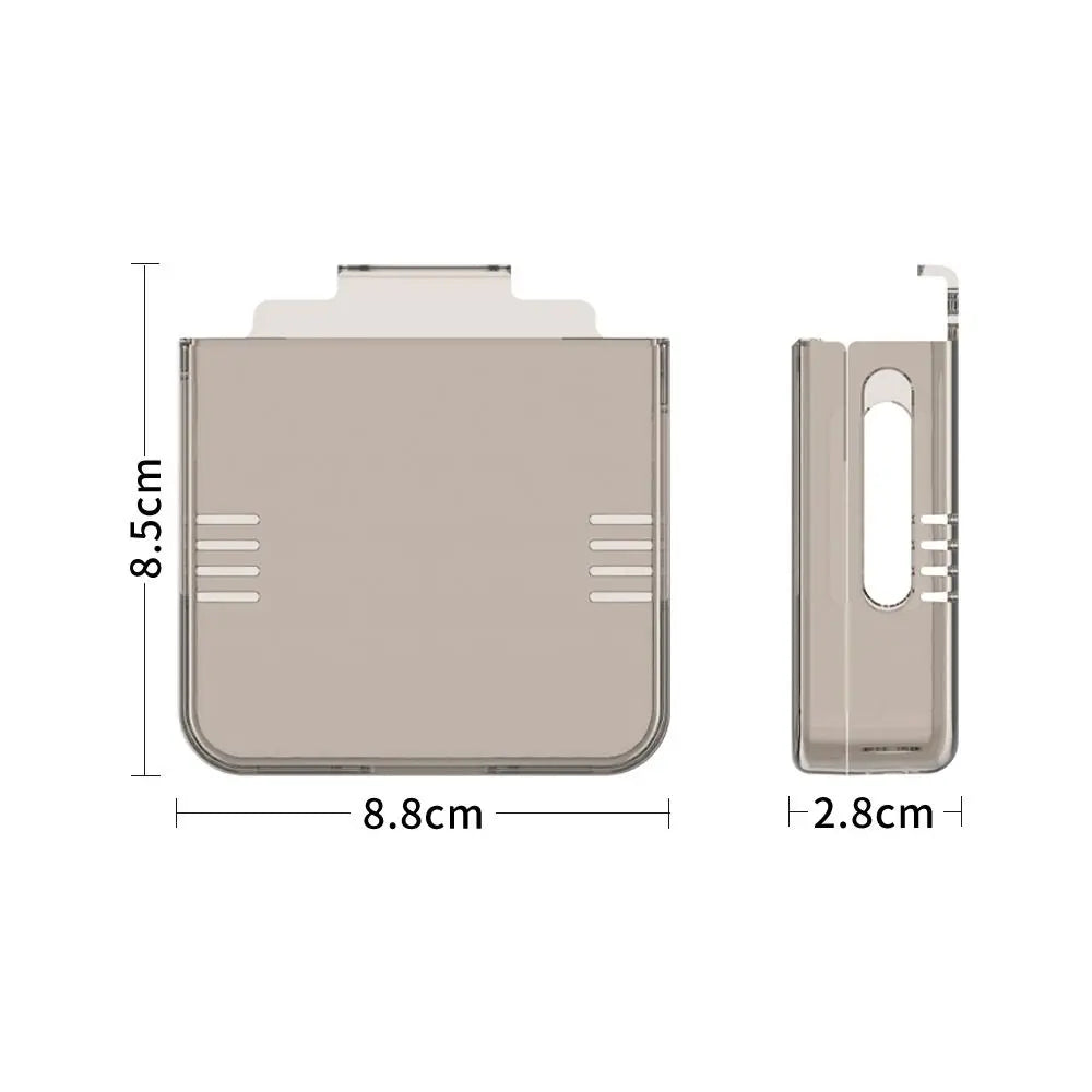 Clear Hard Case for Miyoo Flip V2, Shockproof Anti-Scratch