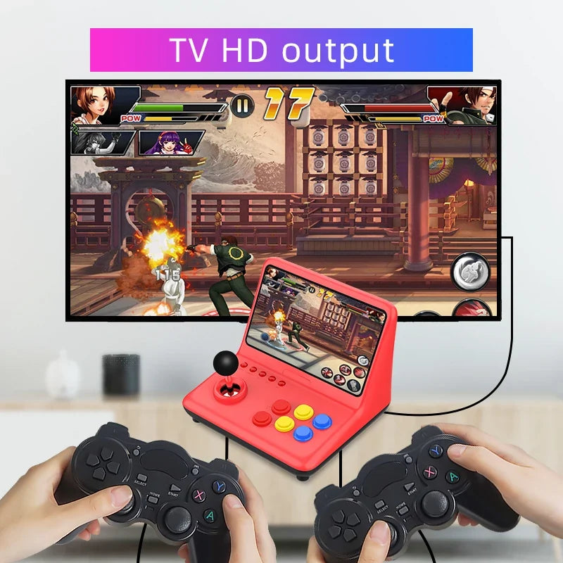 Coopreme A12 Arcade Game Console, 9 Inch IPS, Dual Joystick