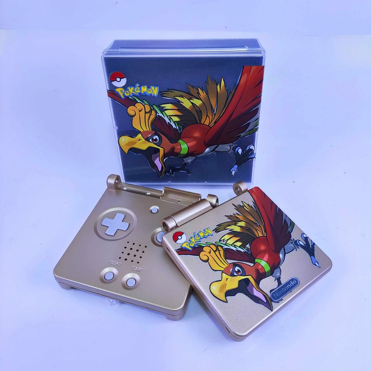 GBA SP Color Printed Replacement Shell, Creative DIY Housing