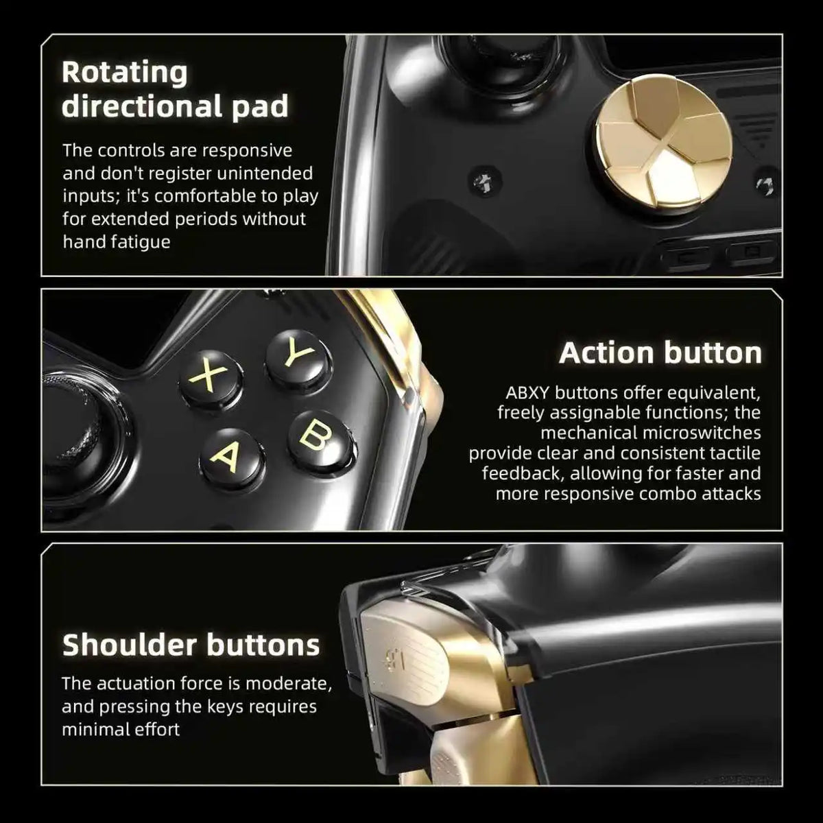ANBERNIC RG G01 Controller, Hall Effect Gamepad with IPS Screen