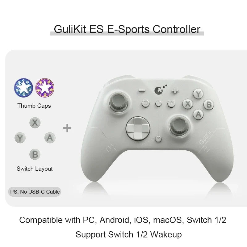 GuliKit ES E-Sports Controller for Switch / Switch 2 Hall Effect
