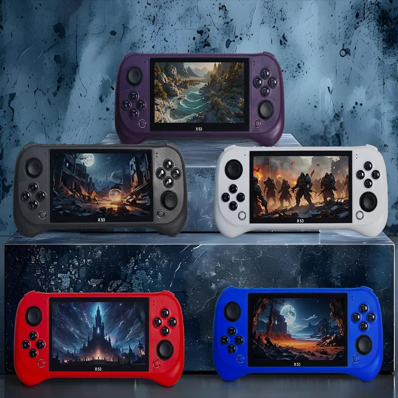 X53 Handheld Game Console, 5.1-Inch HD Screen, Music and Video