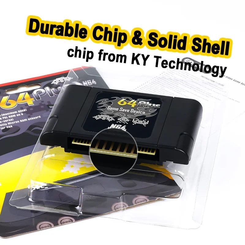 64 Bit Retro 340 in 1 Game Card For N64 Video Game Console Region Free NTSC and PAL Game Cartridge with Retail Box