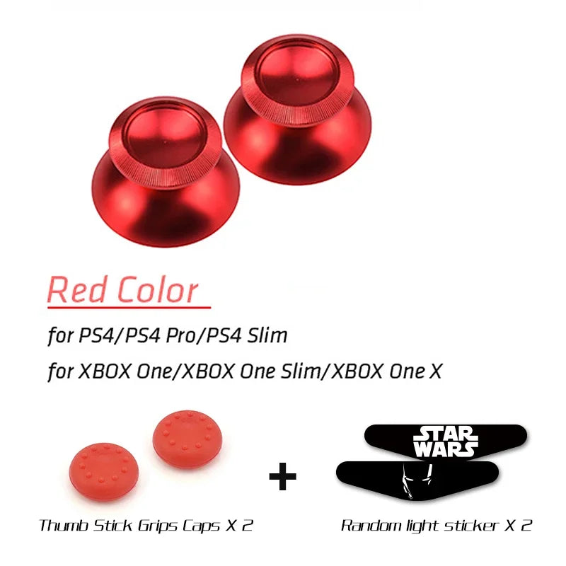 Data Frog Metal Thumbsticks for PS4 Slim/Pro, Xbox One Slim