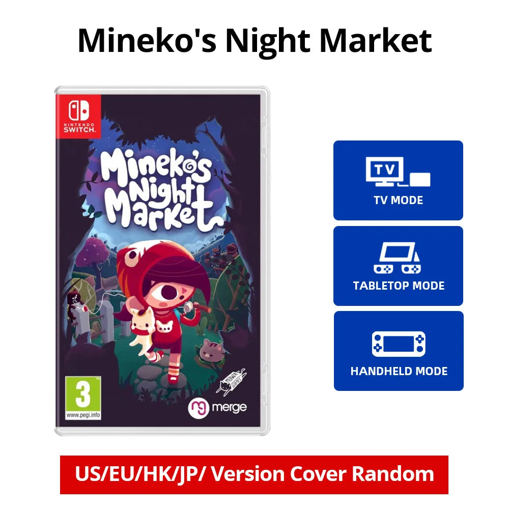 Mineko's Night Market for Nintendo Switch Physical Game Card
