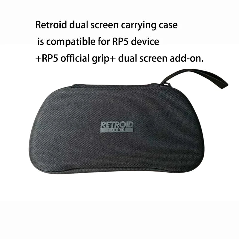 Retroid Pocket Gaming Accessories Grip Tpu Add-Screen Case Frosted Soft Grip For RP5 Waterproof Wear-Resistant Protective Cover