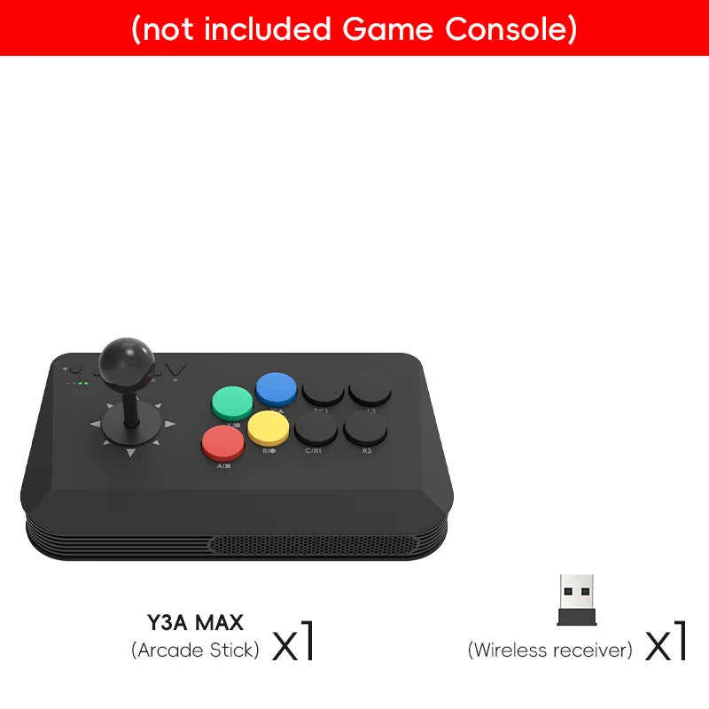 Data Frog Wireless Y3A Max Arcade Stick Fight Joystick for PC TV Box Multi-System Universal Fighting Game Controller