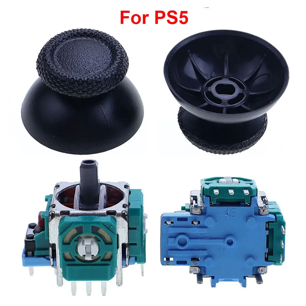 For PS2 PS3 PS4 Pro PS5 3D Analog Joystick Sensor Module Replacement For Switch Pro NGC Xbox 360 One Controller Thumb Stick Caps