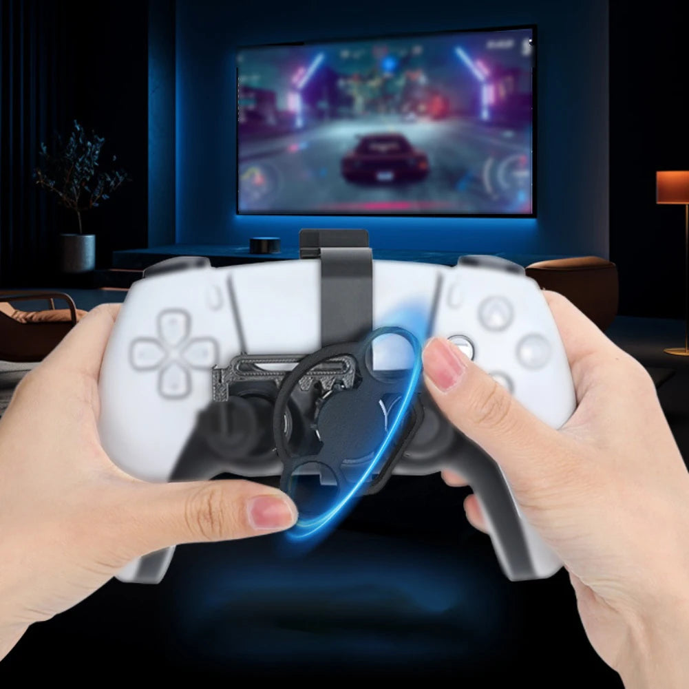 Mini Game Steering Wheel For PS5 Game Controller Accessories Racing Games Steering Wheel Replacement Enhanced Gaming