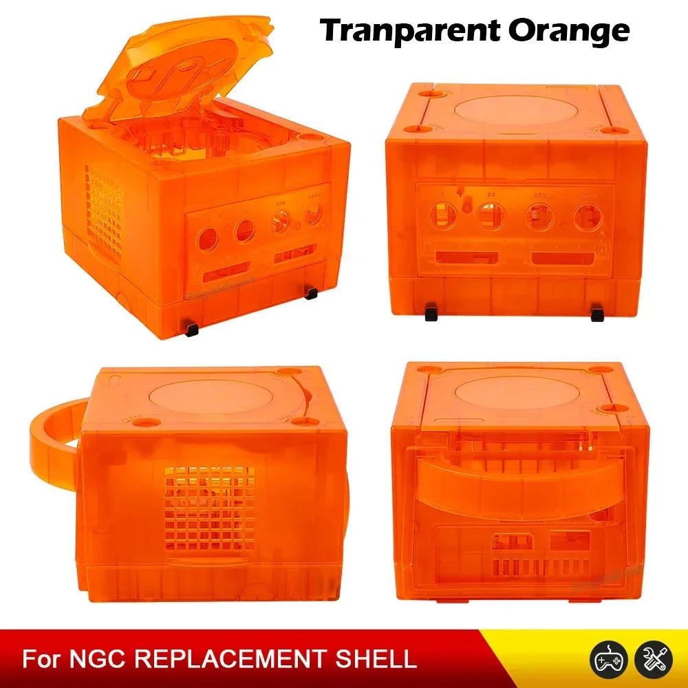 Transparent Black Blue Orange Purple Green White Housing Replacement Shell Case For Nintend Gamecube NGC DOL-001 and DOL-101 Game Accssories