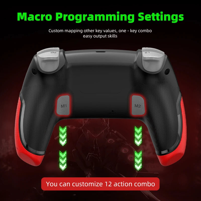 Wired Gaming Controller PS4/PS4 Slim/PS4 Pro PS3 Gamepad, Compatible with DualShock 4 Style Joystick, with Turbo Vibration