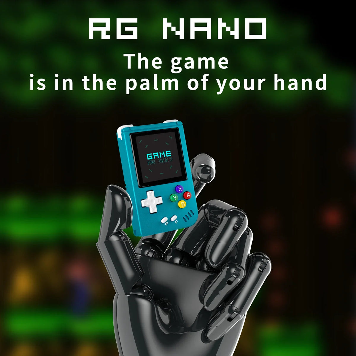 ANBERNIC RG Nano Handheld Game Console Portable Retro Video Games Consoles Hand Held Aluminum Alloy CNC Music Player 1.54Inch IPS