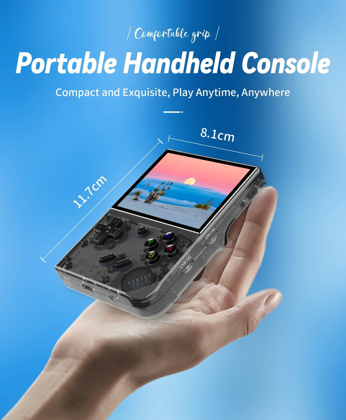 ANBERNIC RG35XX PLUS Retro Handheld Game Player Built-in 64G TF 5000+ Classic Games Support-HDMI TV Portable Game Player