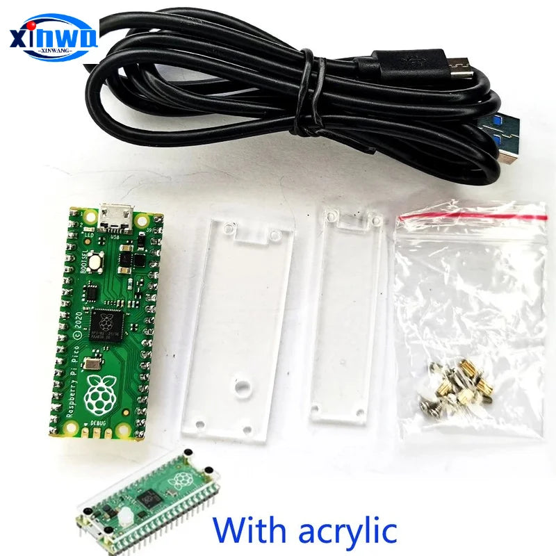 Raspberry Pi Dual Core Rp2040 Pico USB Development Board Module Hitbox Controller Zero Delay Sanwa Arcade Diy With Button Cable