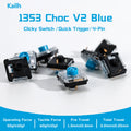 Kailh 1353 Choc V2 Blue Low Profile Switch for Hitbox, 10-110